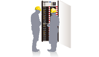 法定点検による停電イメージ